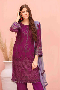 Queen Libas Party Wear QL 3002- Chiffon Pakistani Readymade Suit - MCW