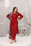 Queen Libas Party Wear QL 3001- Chiffon Pakistani Readymade Suit -Pakistani Suits uk